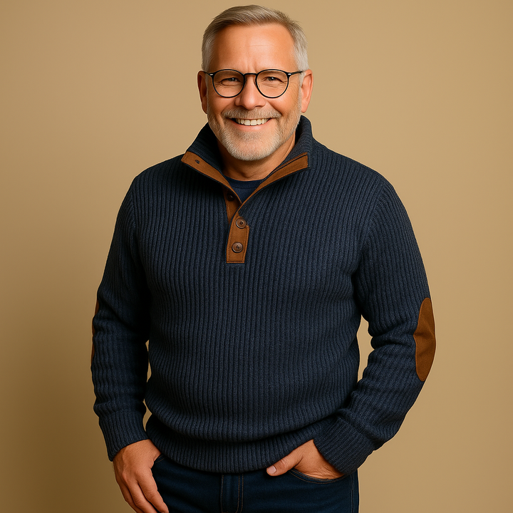 Saela & Co – Sweatshirt met Hoge Hals
