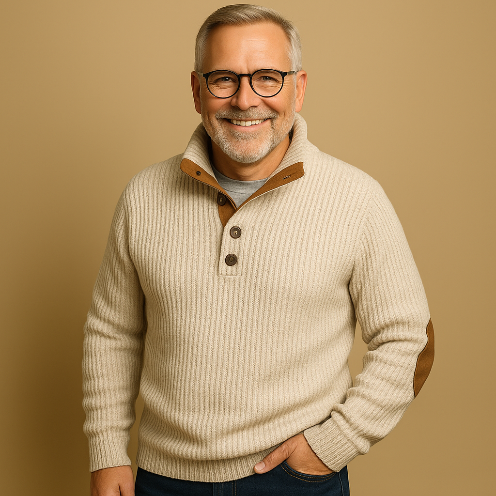 Saela & Co – Sweatshirt met Hoge Hals
