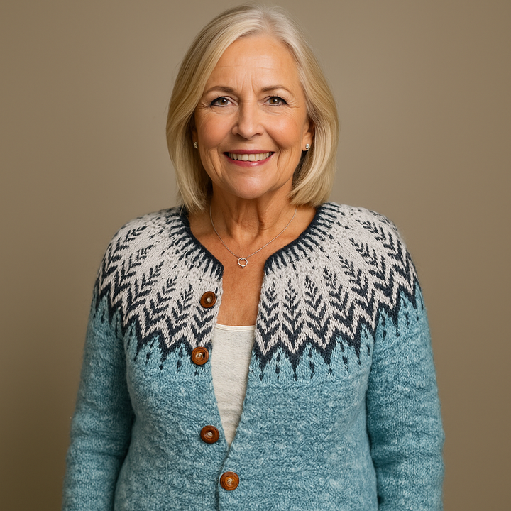 Saela & Co – Retro IJslands Wollen Vest