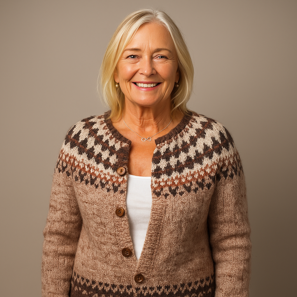 Saela & Co – Retro IJslands Wollen Vest