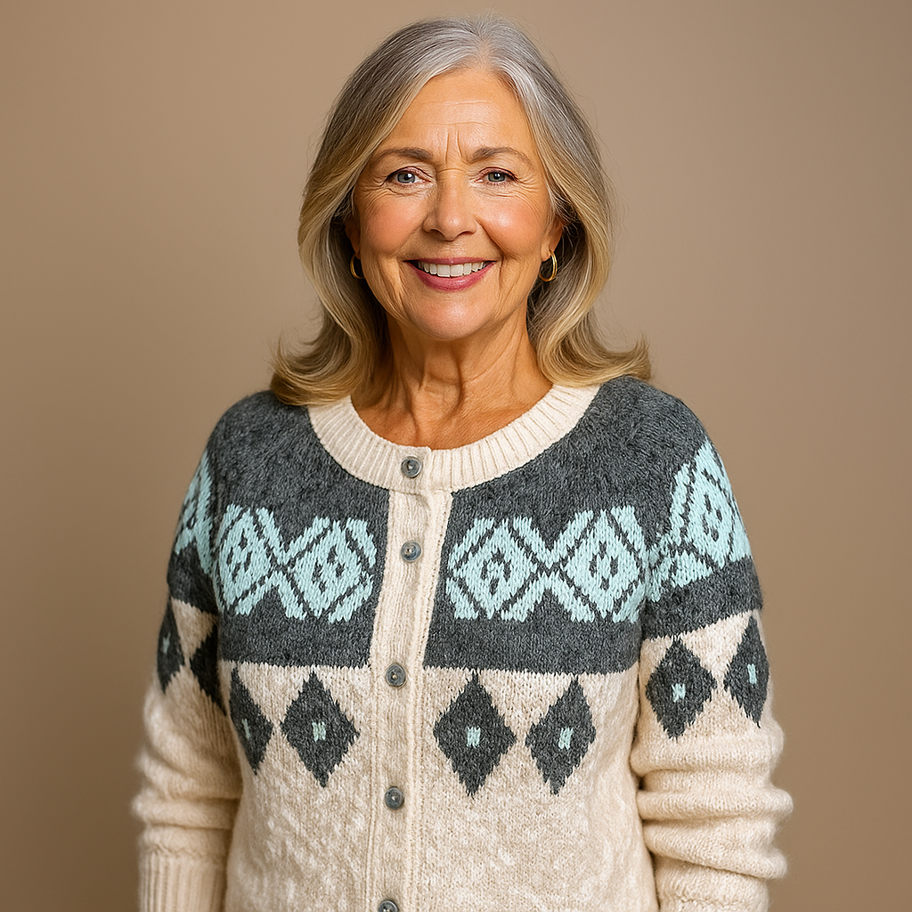 Saela & Co – Retro IJslands Wollen Vest