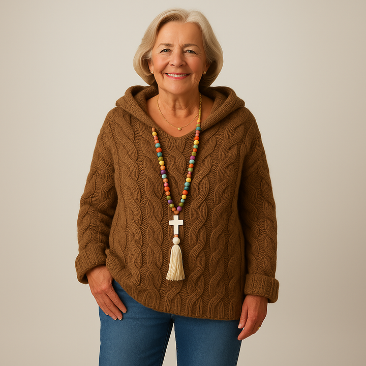 Saela & Co – Gezellige en Stijlvolle Gebreide Hoodie