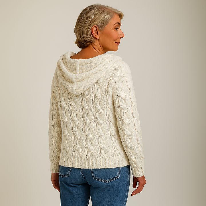 Saela & Co – Gezellige en Stijlvolle Gebreide Hoodie