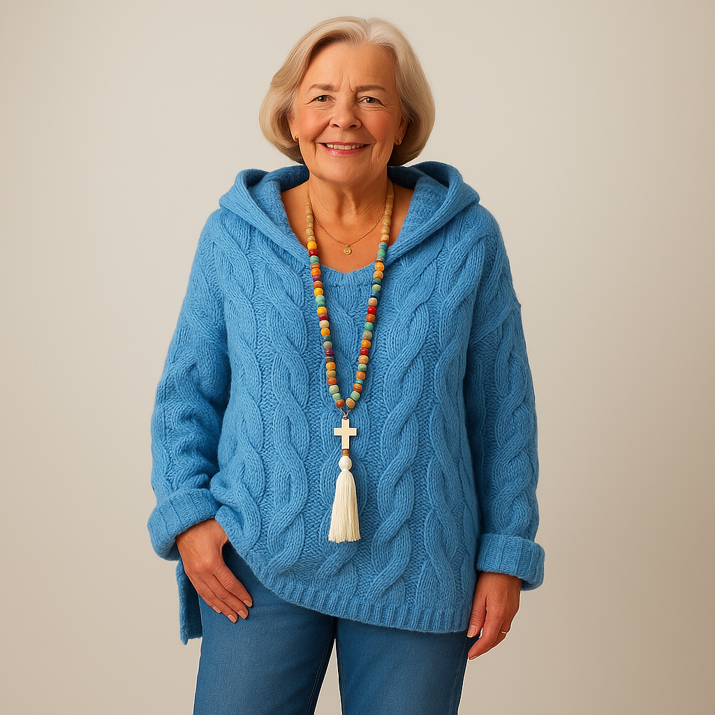 Saela & Co – Gezellige en Stijlvolle Gebreide Hoodie
