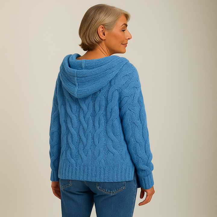 Saela & Co – Gezellige en Stijlvolle Gebreide Hoodie