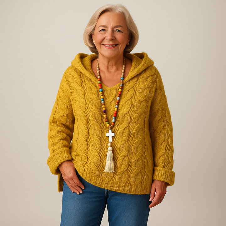 Saela & Co – Gezellige en Stijlvolle Gebreide Hoodie