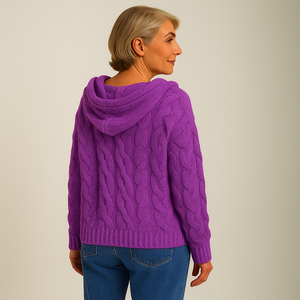 Saela & Co – Gezellige en Stijlvolle Gebreide Hoodie