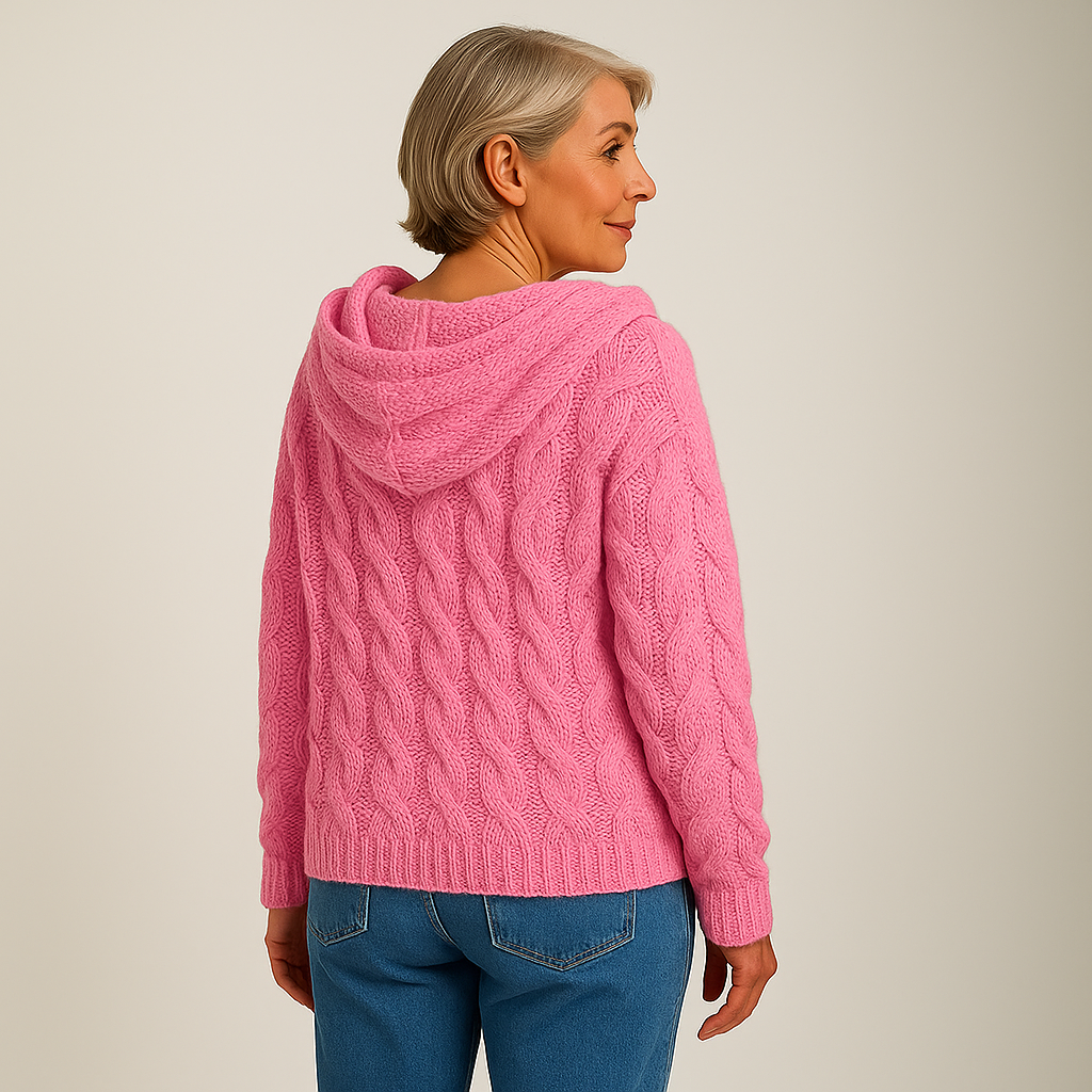 Saela & Co – Gezellige en Stijlvolle Gebreide Hoodie
