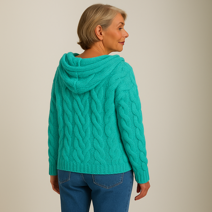 Saela & Co – Gezellige en Stijlvolle Gebreide Hoodie
