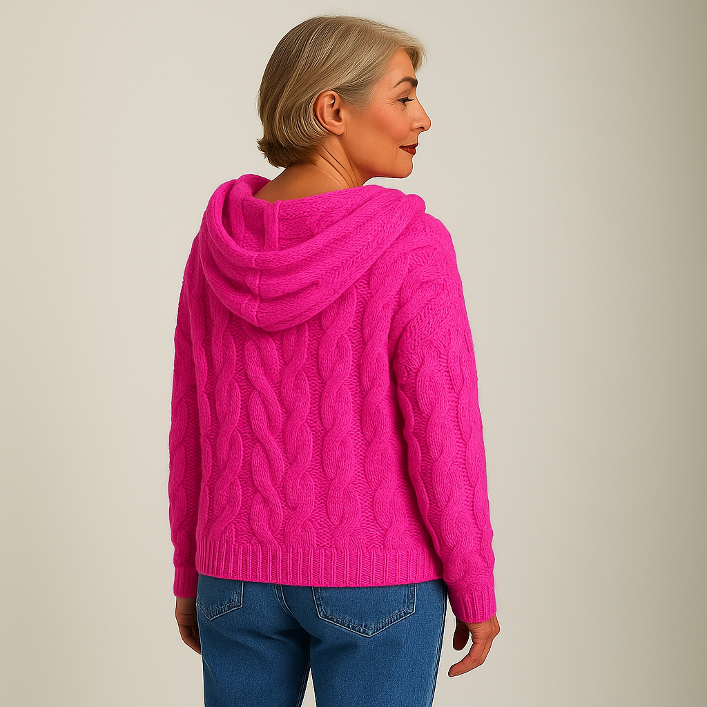 Saela & Co – Gezellige en Stijlvolle Gebreide Hoodie