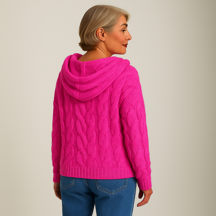 Saela & Co – Gezellige en Stijlvolle Gebreide Hoodie