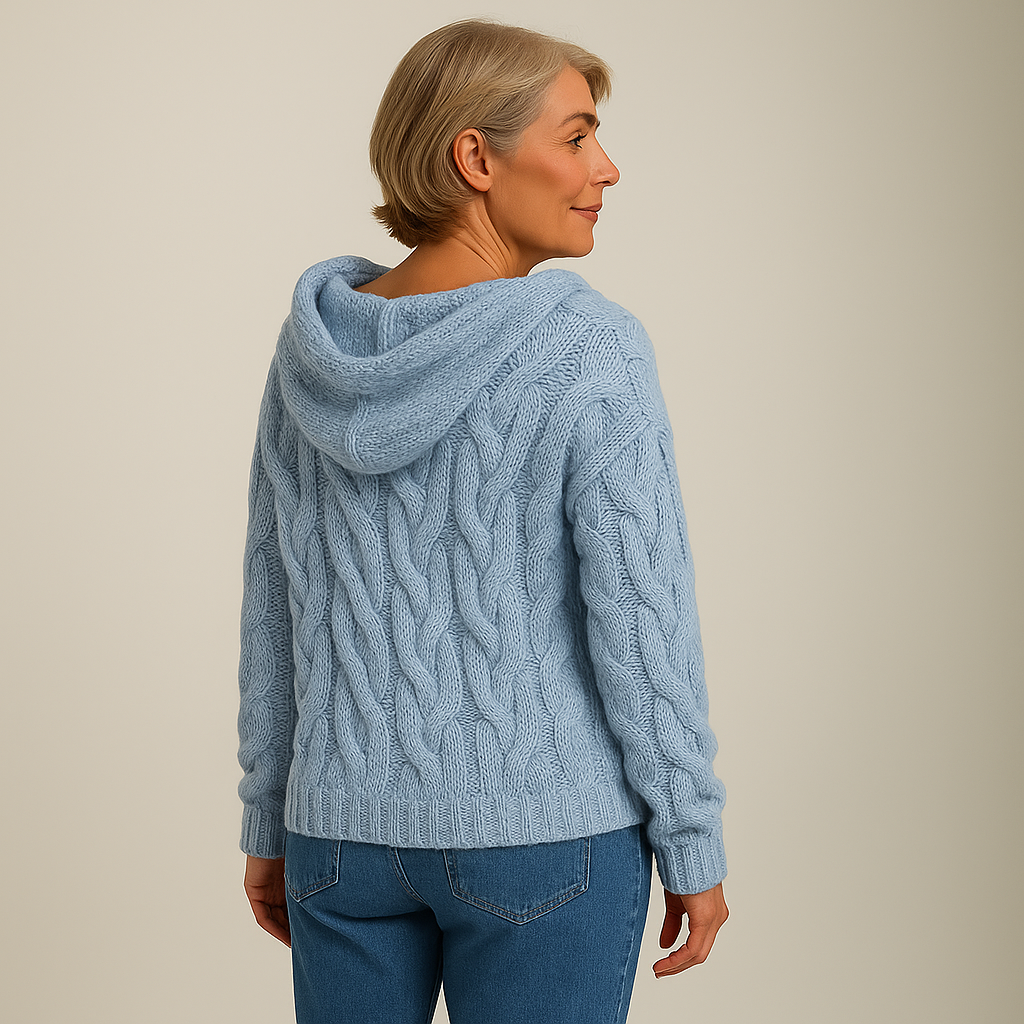 Saela & Co – Gezellige en Stijlvolle Gebreide Hoodie