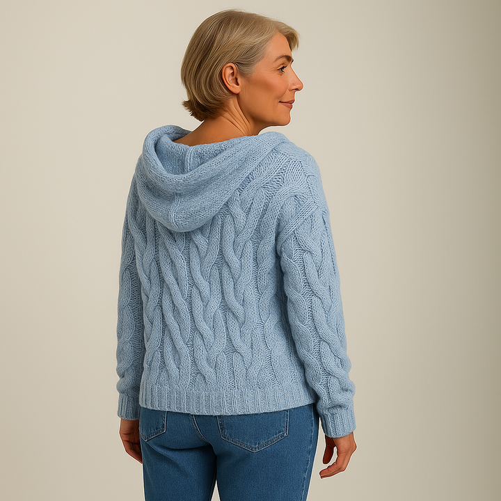 Saela & Co – Gezellige en Stijlvolle Gebreide Hoodie