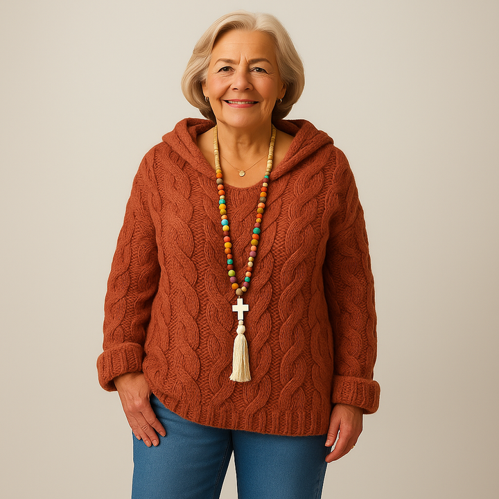 Saela & Co – Gezellige en Stijlvolle Gebreide Hoodie