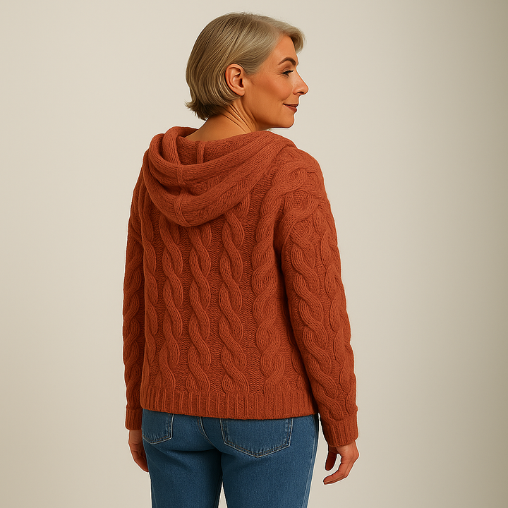 Saela & Co – Gezellige en Stijlvolle Gebreide Hoodie