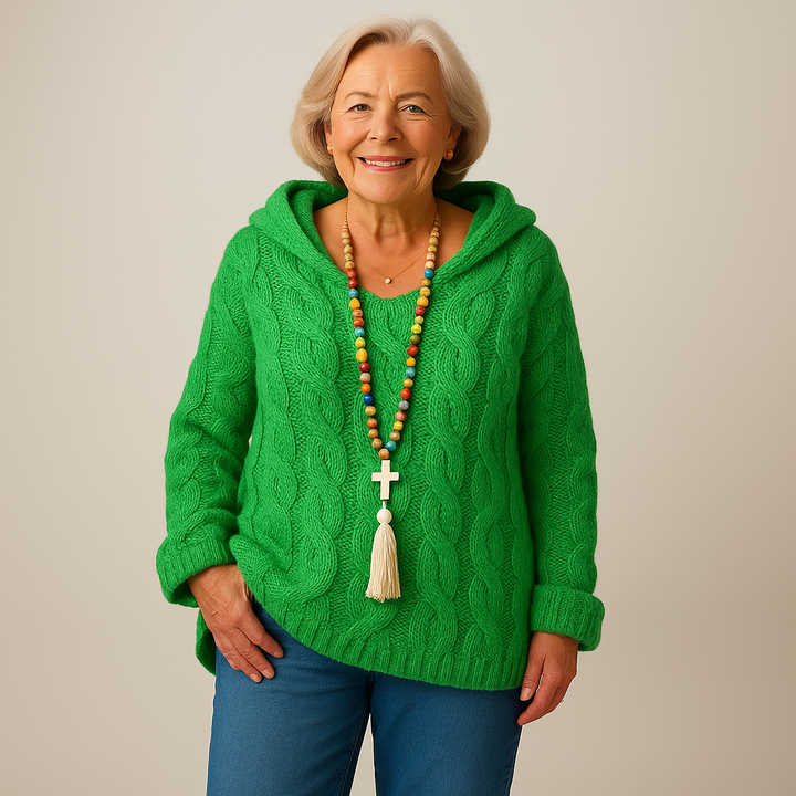 Saela & Co – Gezellige en Stijlvolle Gebreide Hoodie