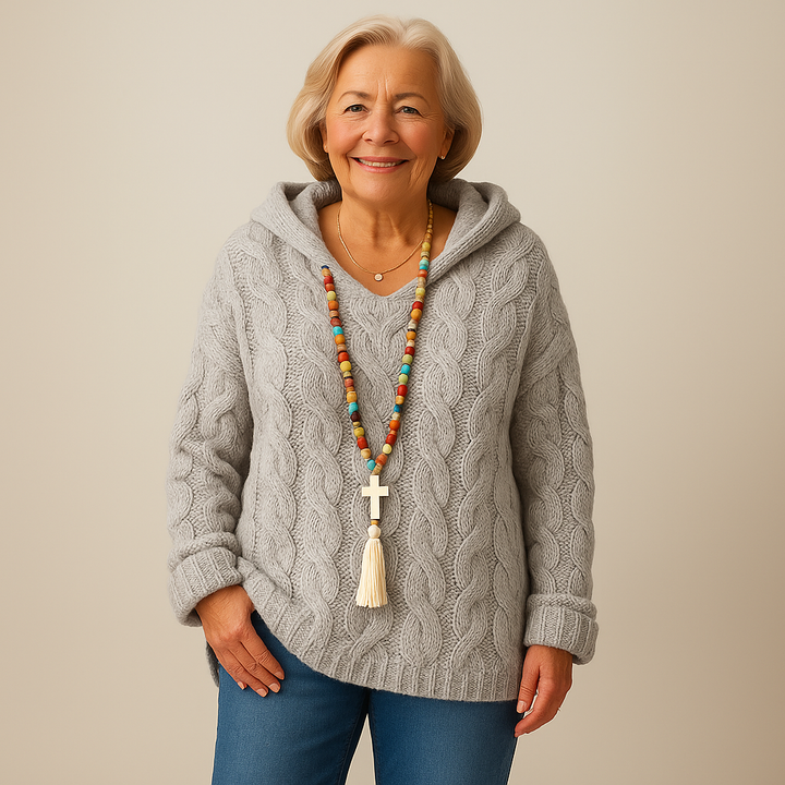 Saela & Co – Gezellige en Stijlvolle Gebreide Hoodie