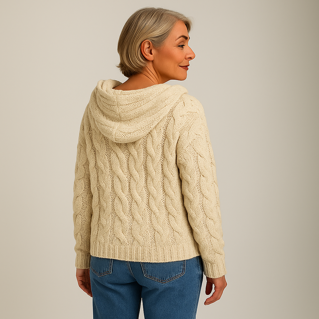 Saela & Co – Gezellige en Stijlvolle Gebreide Hoodie