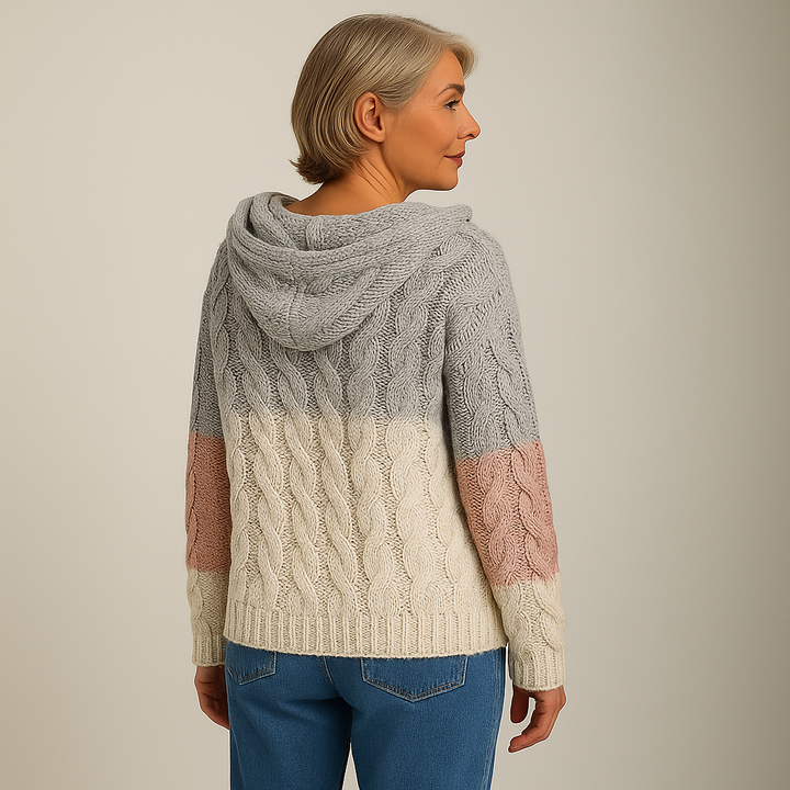 Saela & Co – Gezellige en Stijlvolle Gebreide Hoodie