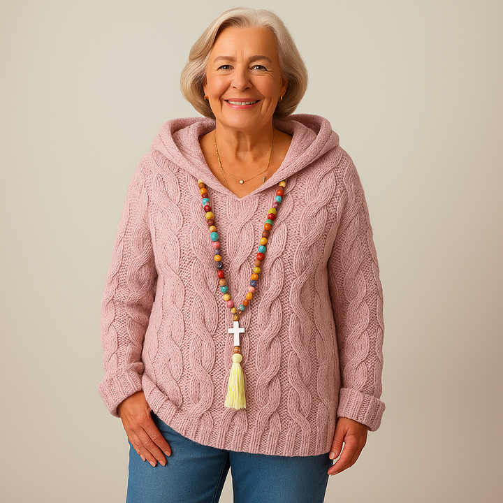 Saela & Co – Gezellige en Stijlvolle Gebreide Hoodie