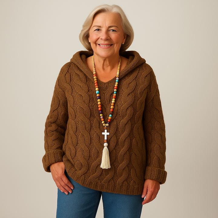 Saela & Co – Gezellige en Stijlvolle Gebreide Hoodie