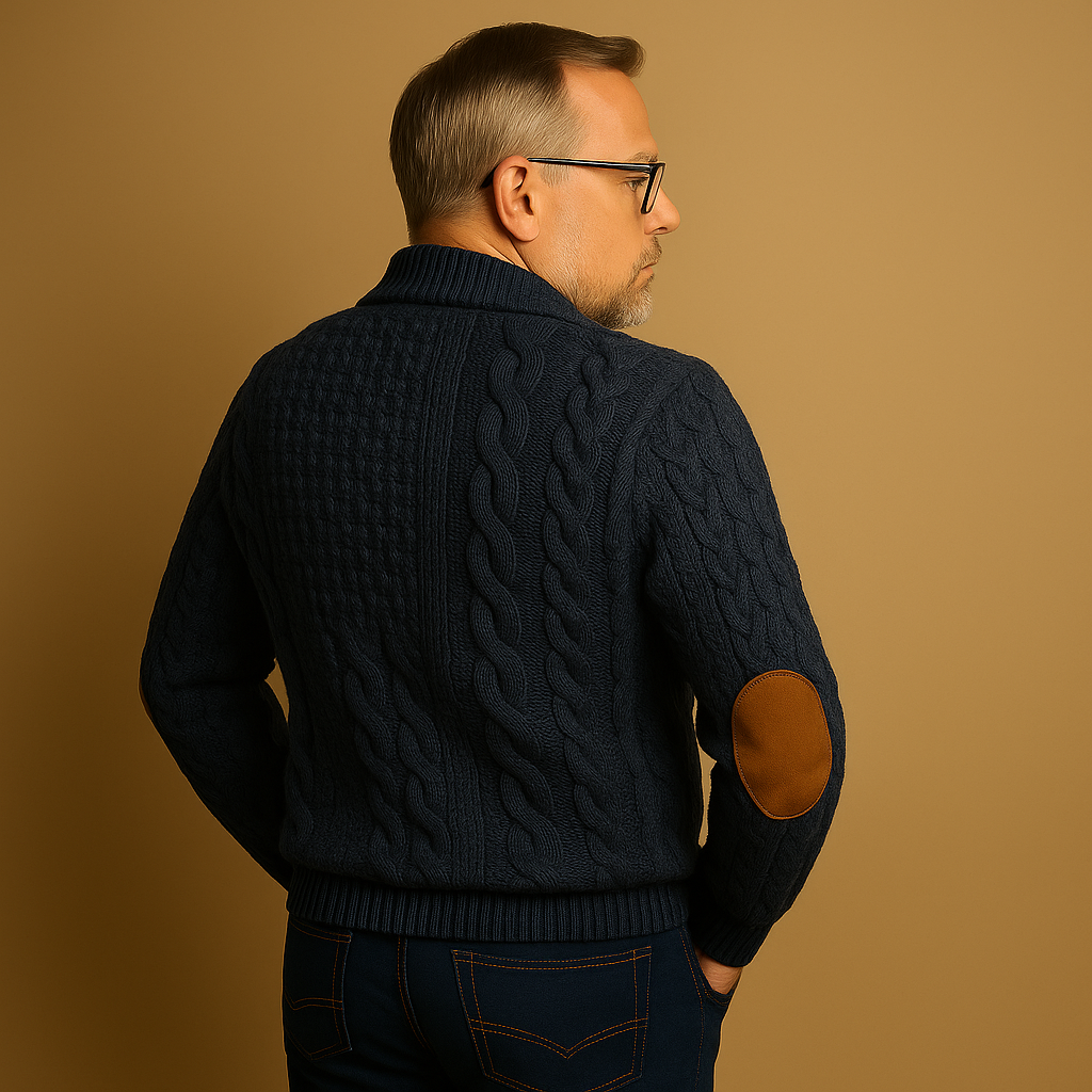 Saela & Co – Verfijnde Sweatshirt met Hoge Hals