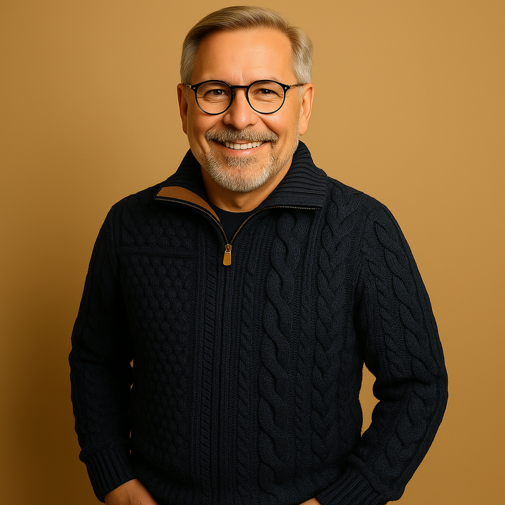 Saela & Co – Verfijnde Sweatshirt met Hoge Hals
