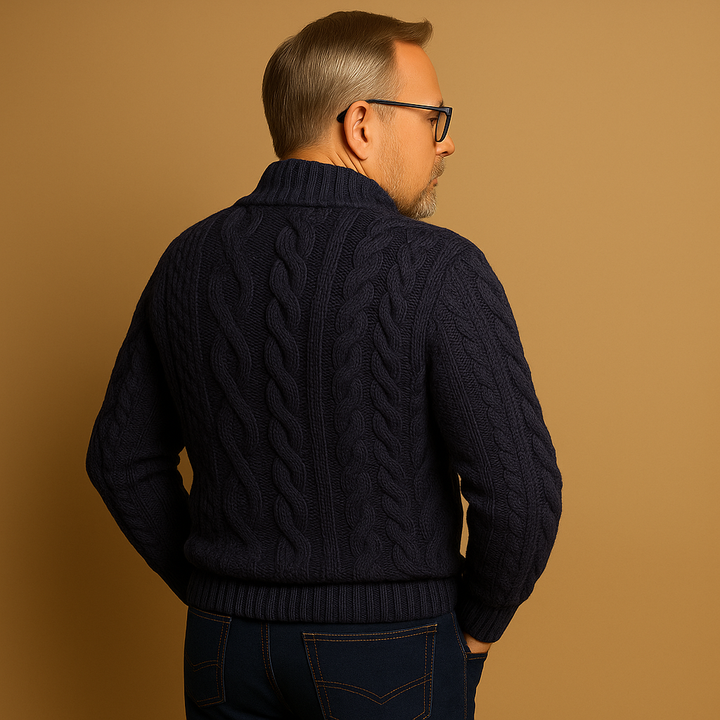 Saela & Co – Verfijnde Sweatshirt met Hoge Hals