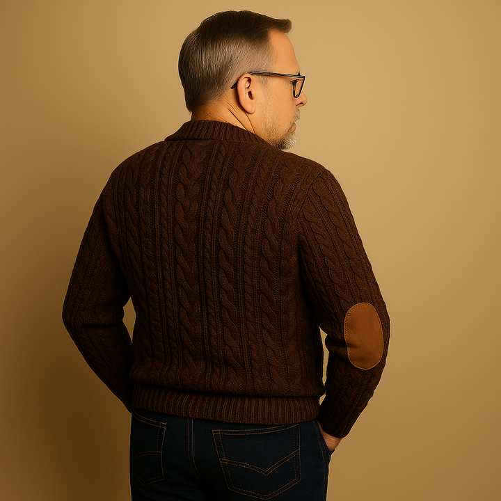 Saela & Co – Verfijnde Sweatshirt met Hoge Hals