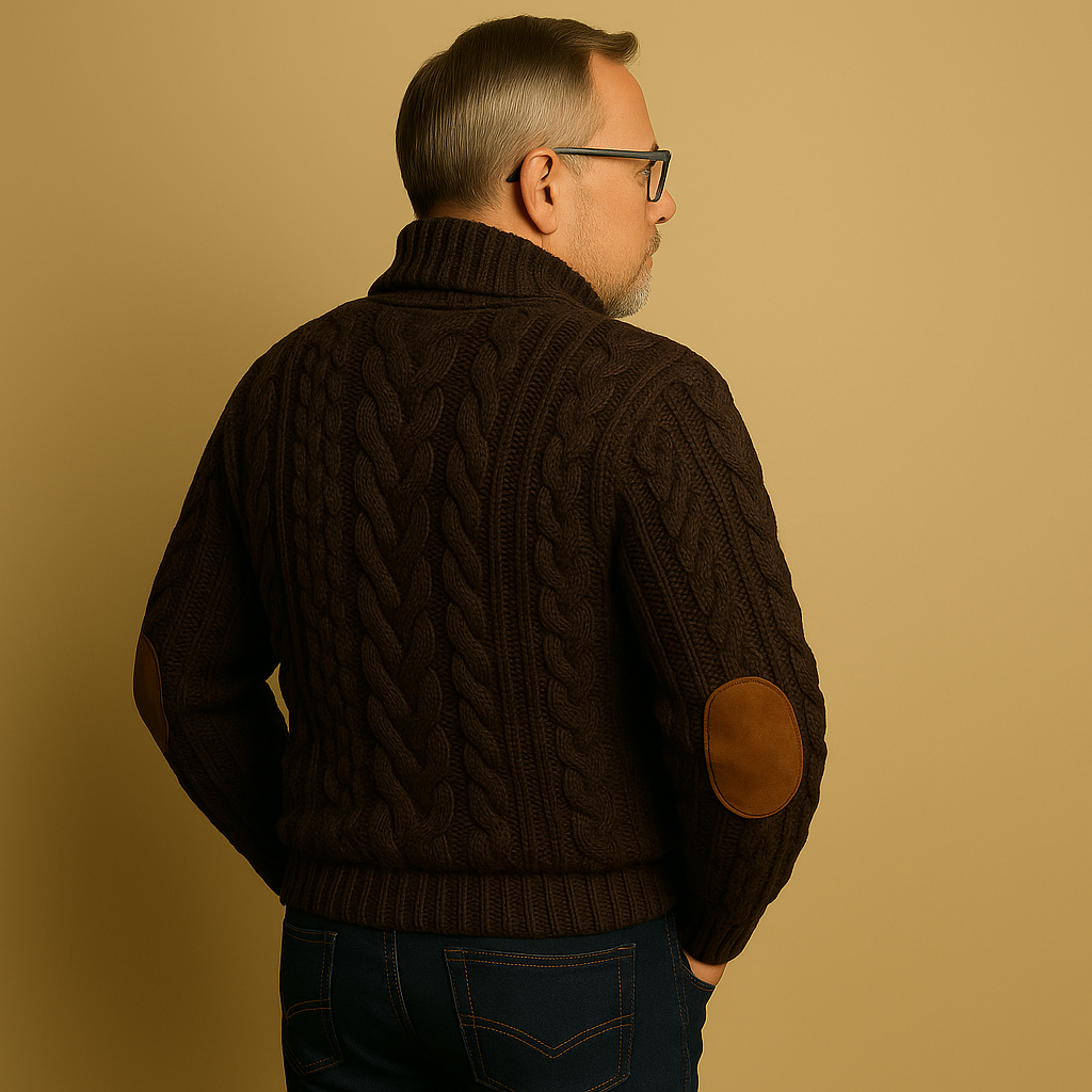 Saela & Co – Verfijnde Sweatshirt met Hoge Hals