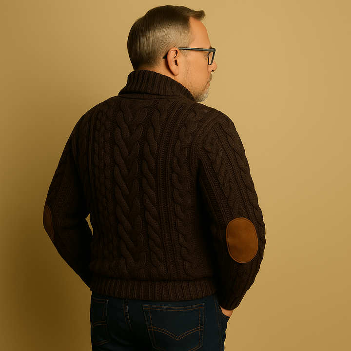 Saela & Co – Verfijnde Sweatshirt met Hoge Hals