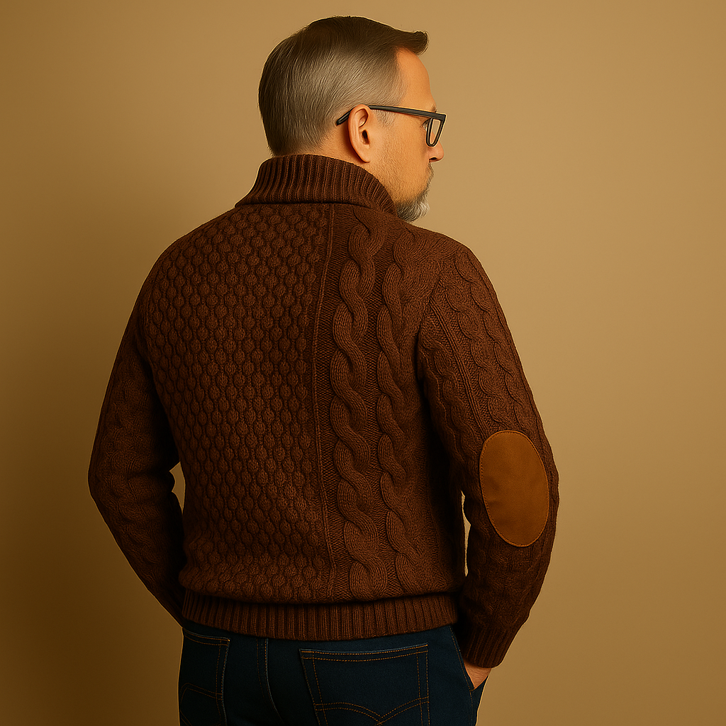 Saela & Co – Verfijnde Sweatshirt met Hoge Hals