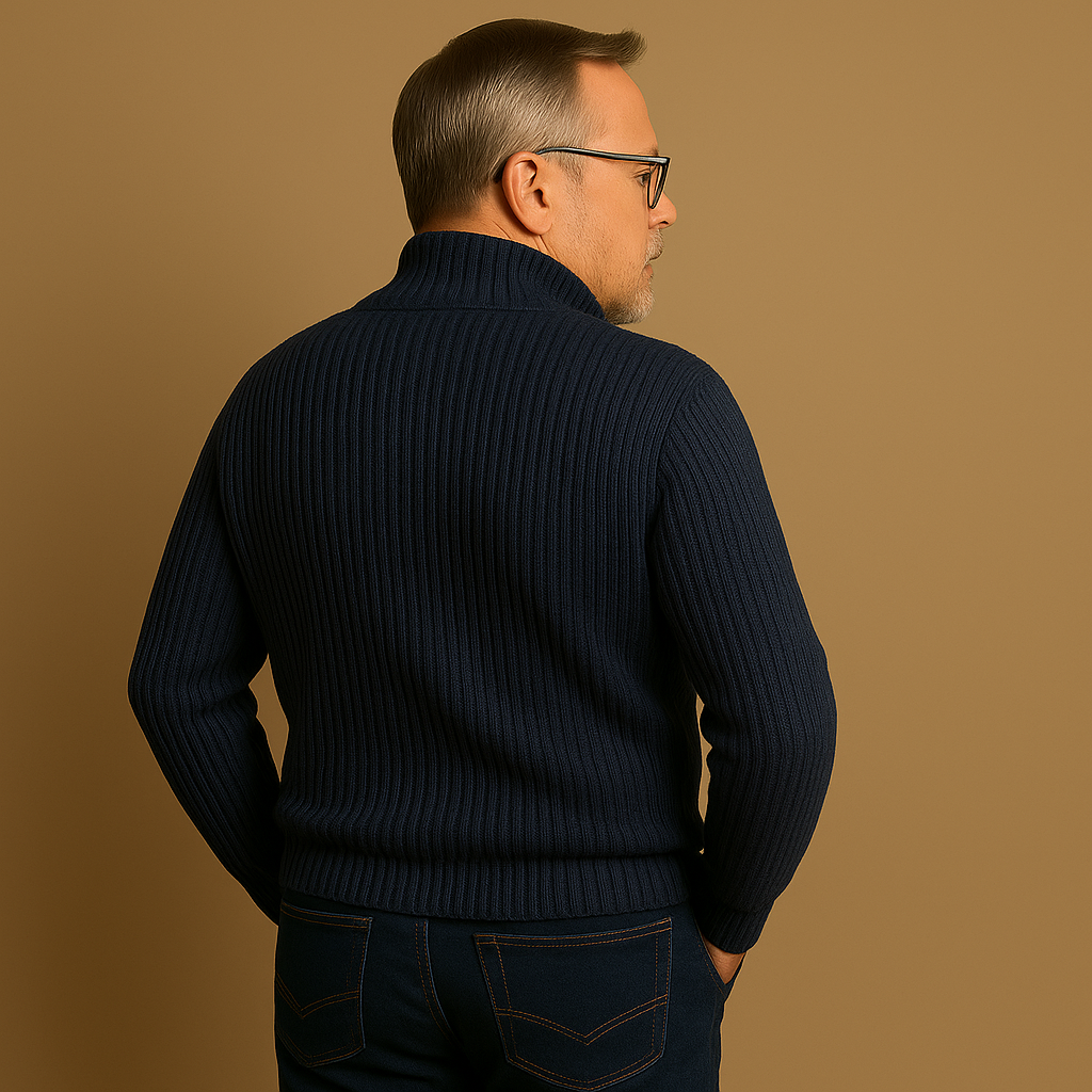 Saela & Co – Sweatshirt met Hoge Hals