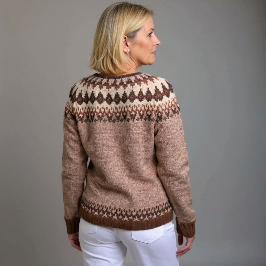 Saela & Co – Retro IJslands Wollen Vest