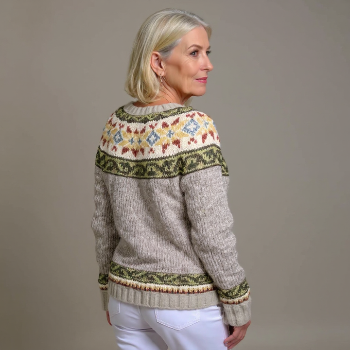 Saela & Co – Vintage IJslands Wollen Vest met Inspiratie