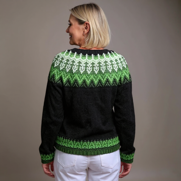 Saela & Co – Retro IJslands Wollen Vest