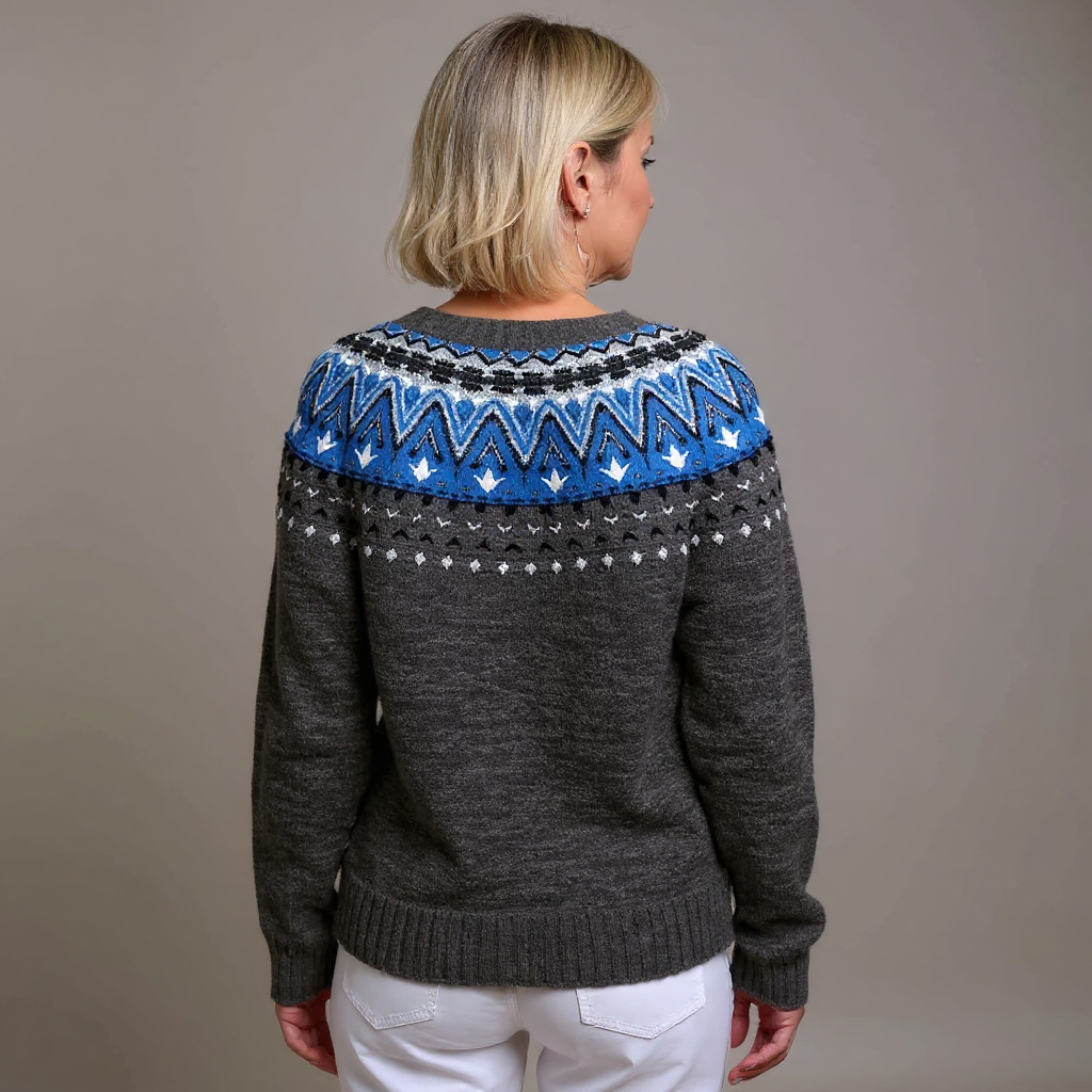Saela & Co – Retro IJslands Wollen Vest