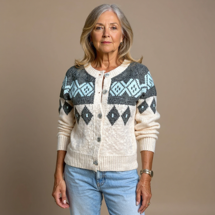 Saela & Co – Retro IJslands Wollen Vest