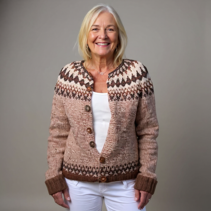 Saela & Co – Retro IJslands Wollen Vest