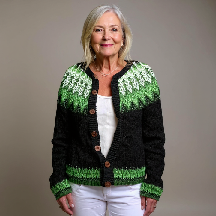 Saela & Co – Retro IJslands Wollen Vest