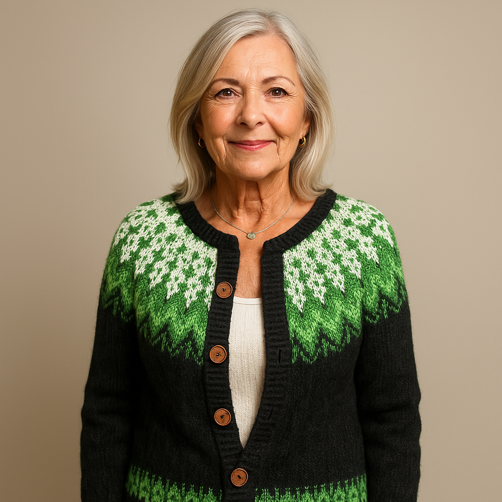 Saela & Co – Retro IJslands Wollen Vest