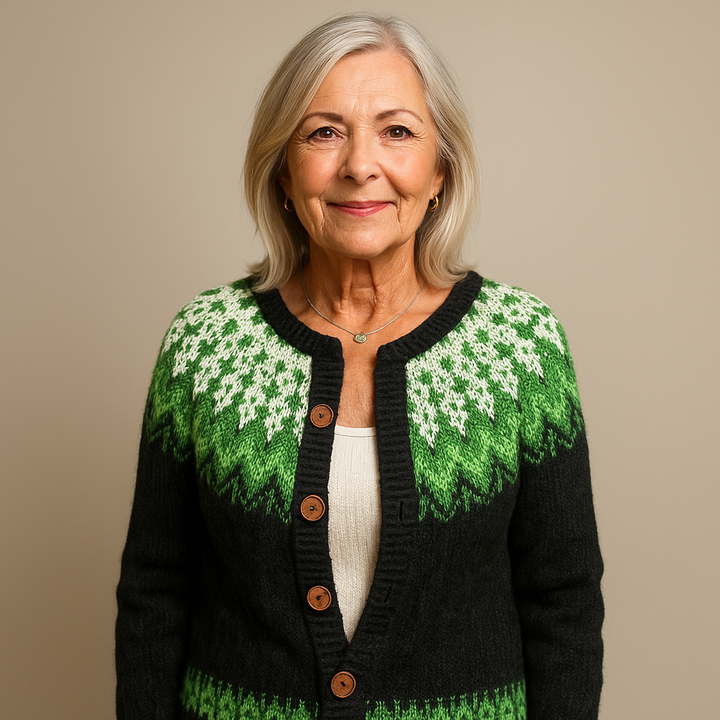 Saela & Co – Retro IJslands Wollen Vest