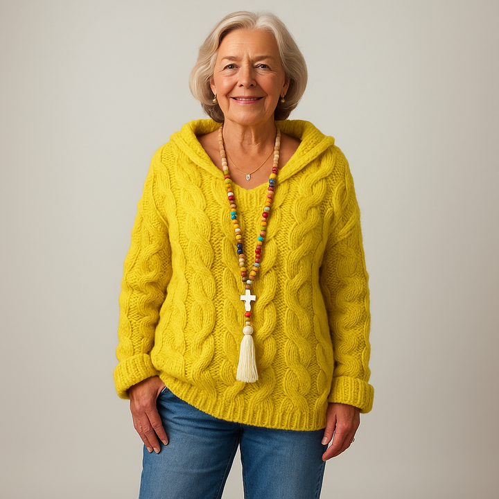 Saela & Co – Gezellige en Stijlvolle Gebreide Hoodie