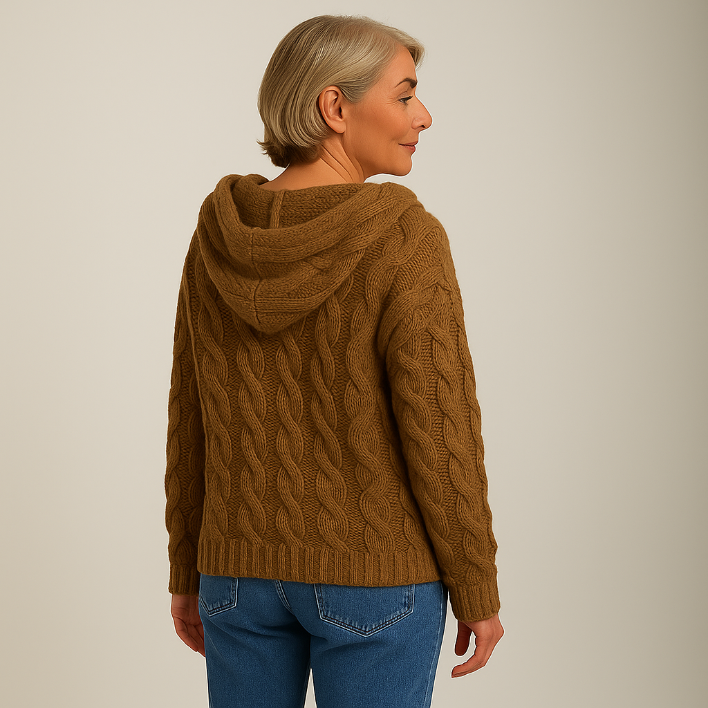 Saela & Co – Gezellige en Stijlvolle Gebreide Hoodie