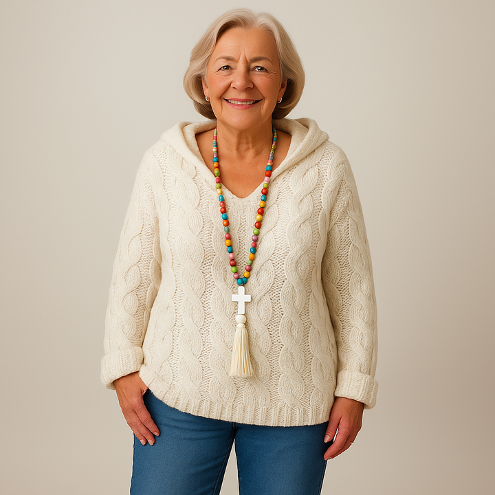 Saela & Co – Gezellige en Stijlvolle Gebreide Hoodie