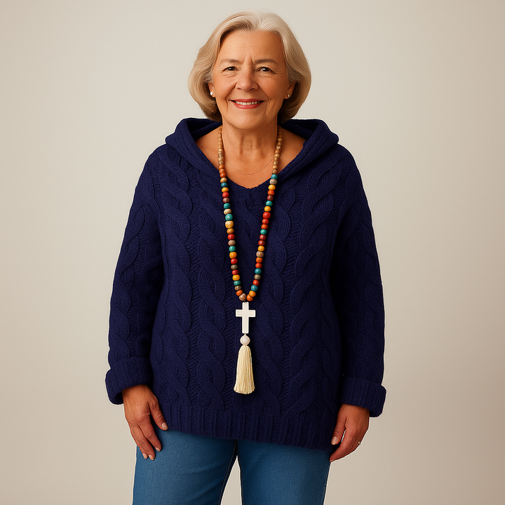 Saela & Co – Gezellige en Stijlvolle Gebreide Hoodie