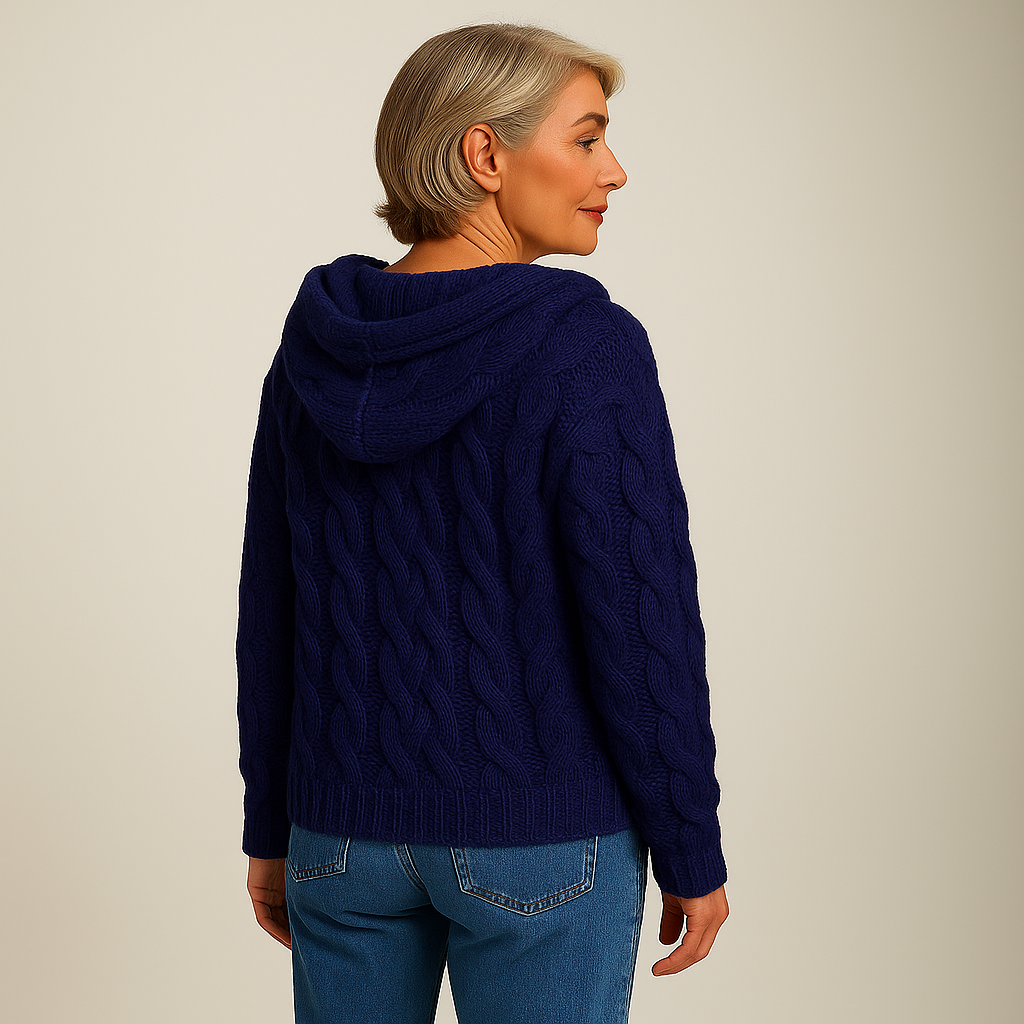 Saela & Co – Gezellige en Stijlvolle Gebreide Hoodie