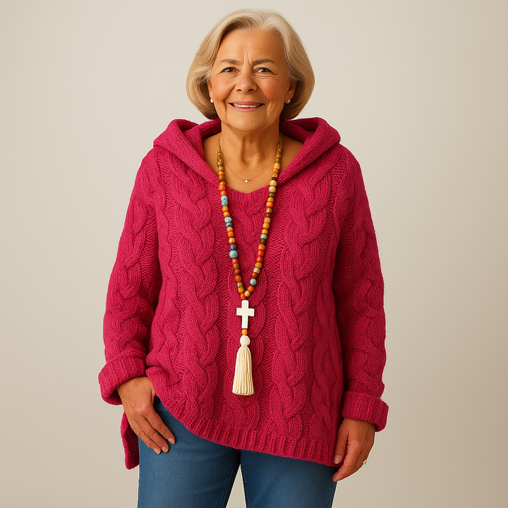Saela & Co – Gezellige en Stijlvolle Gebreide Hoodie