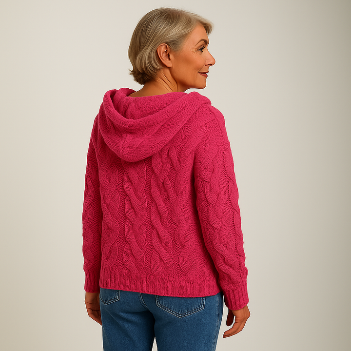 Saela & Co – Gezellige en Stijlvolle Gebreide Hoodie