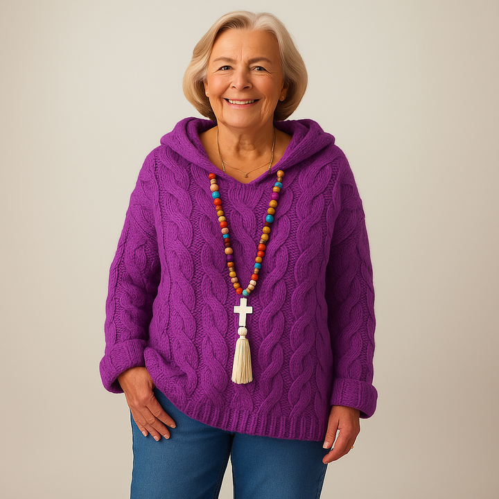 Saela & Co – Gezellige en Stijlvolle Gebreide Hoodie